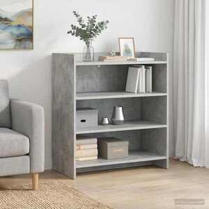 Imagine vidaXL Bufet Gri Beton 75 x 36 x 80 cm Lemn prelucrat