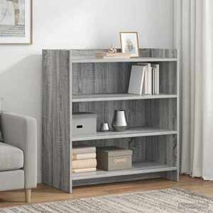 Imagine vidaXL Bufet Sonoma gri 75 x 36 x 80 cm Lemn prelucrat