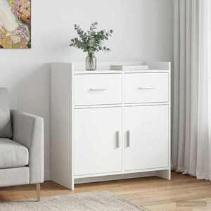 Imagine vidaXL Bufet Alb 75 x 36 x 80 cm Lemn prelucrat