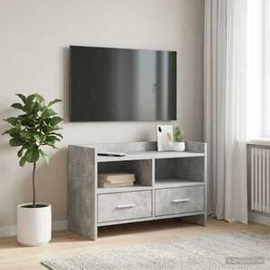 Imagine vidaXL Cabinet TV 71, 5 x 33 x 47 cm Gri Beton Lemn prelucrat