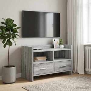 Imagine vidaXL Cabinet TV 71, 5 x 33 x 47 cm Sonoma gri Lemn prelucrat