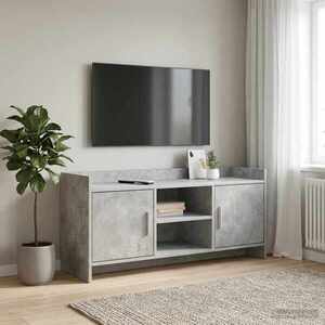 Imagine vidaXL Cabinet TV 102 x 33 x 47 cm Gri Beton Lemn prelucrat