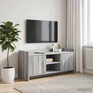 Imagine vidaXL Cabinet TV 102 x 33 x 47 cm Sonoma gri Lemn prelucrat