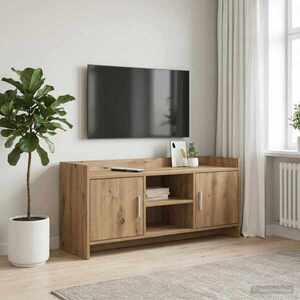 Imagine vidaXL Cabinet TV 102 x 33 x 47 cm Stejar Artizanal Lemn prelucrat