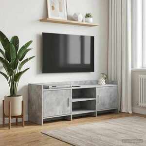 Imagine vidaXL Cabinet TV 130 x 33 x 47 cm Gri Beton Lemn prelucrat