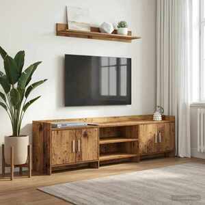Imagine vidaXL Cabinet TV 168 x 33 x 47 cm Lemn vechi Lemn prelucrat
