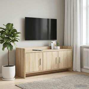 Imagine vidaXL Cabinet TV 102 x 33 x 47 cm Stejar Sonoma Lemn prelucrat