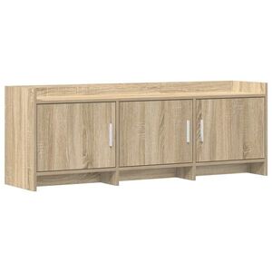 Imagine vidaXL Cabinet TV 130 x 33 x 47 cm Stejar Sonoma Lemn prelucrat