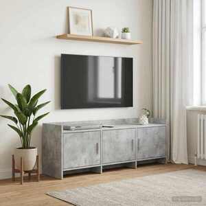 Imagine vidaXL Cabinet TV 130 x 33 x 47 cm Gri Beton Lemn prelucrat