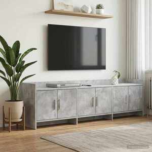 Imagine vidaXL Cabinet TV 168 x 33 x 47 cm Gri Beton Lemn prelucrat