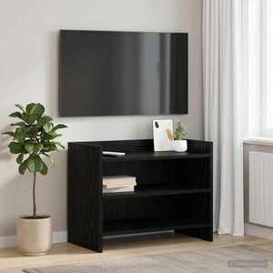 Imagine vidaXL Cabinet TV 60 x 33 x 47 cm Stejar Negru Lemn prelucrat