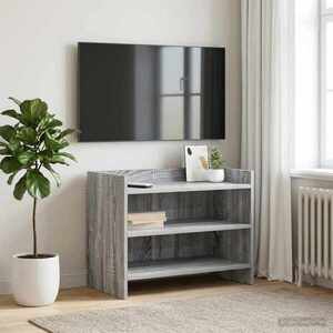 Imagine vidaXL Cabinet TV 60 x 33 x 47 cm Sonoma gri Lemn prelucrat