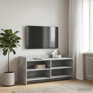 Imagine vidaXL Cabinet TV 100 x 33 x 47 cm Gri Beton Lemn prelucrat