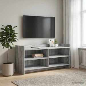 Imagine vidaXL Cabinet TV 100 x 33 x 47 cm Sonoma gri Lemn prelucrat