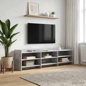 Imagine vidaXL Cabinet TV 168 x 33 x 47 cm Gri Beton Lemn prelucrat