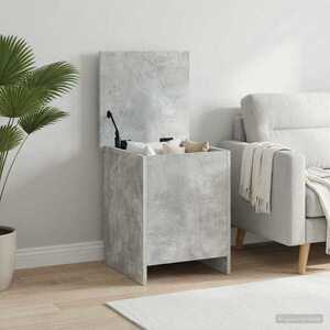 Imagine vidaXL Sertar de depozitare Gri Beton 40 x 40 x 50 cm Lemn prelucrat