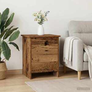 Imagine vidaXL Sertar de depozitare Lemn vechi 40 x 40 x 50 cm Lemn prelucrat