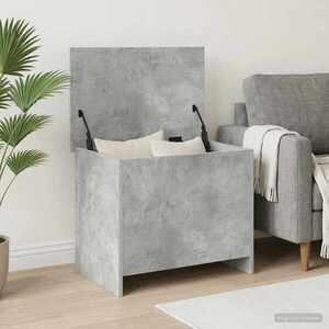 Imagine vidaXL Sertar de depozitare Gri Beton 60 x 40 x 50 cm Lemn prelucrat