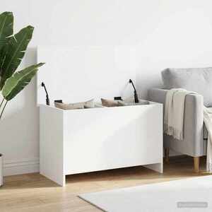 Imagine vidaXL Sertar de depozitare Alb 80 x 40 x 50 cm Lemn prelucrat