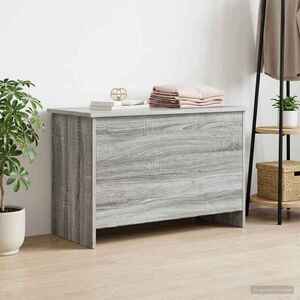 Imagine vidaXL Sertar de depozitare Sonoma gri 80 x 40 x 50 cm Lemn prelucrat
