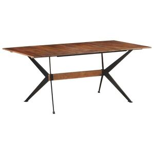 Imagine vidaXL Masă de bucătărie, 180x90x76 cm, lemn masiv de mango