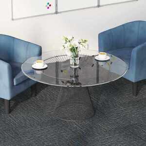 Imagine vidaXL Placă de carpetă Gri Cer 50 x 50 cm 20 buc. PP și bitum