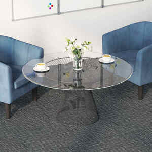 Imagine vidaXL Placă de carpetă Gri Beton 50 x 50 cm 4 buc. PP și bitum