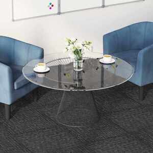 Imagine vidaXL Placă de carpetă Gri cărbune 50 x 50 cm 20 buc. PP și bitum