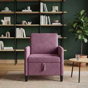 Imagine vidaXL Sofa cu Spațiu de Depozitare Violet 72 x 78 x 87 cm Poliester