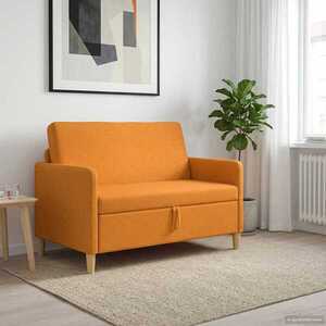 Imagine vidaXL Sofa cu Spațiu de Depozitare Galben Întunecat 122 x 78 x 87 cm