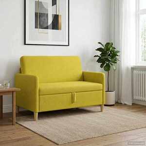 Imagine vidaXL Sofa cu Spațiu de Depozitare Galben Deschis 122 x 78 x 87 cm