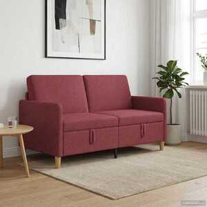 Imagine vidaXL Sofa cu Spațiu de Depozitare Roșu Vin 152 x 78 x 87 cm
