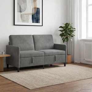 Imagine vidaXL Sofa cu Spațiu de Depozitare Gri închis 152 x 78 x 87 cm