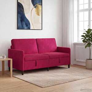Imagine vidaXL Sofa cu Spațiu de Depozitare Roșu Vin 172 x 78 x 87 cm