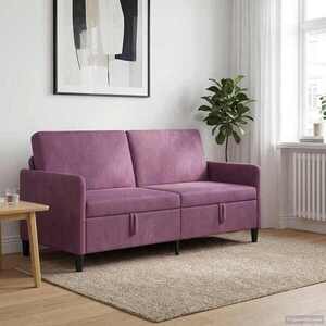 Imagine vidaXL Sofa cu Spațiu de Depozitare Violet 172 x 78 x 87 cm Poliester