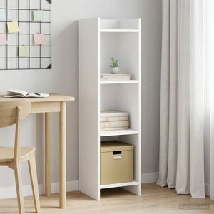Imagine vidaXL Bibliotecă Alb 30 x 30 x 111 cm Lemn prelucrat