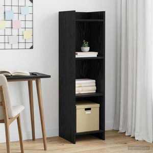 Imagine vidaXL Bibliotecă Stejar Negru 30 x 30 x 111 cm Lemn prelucrat