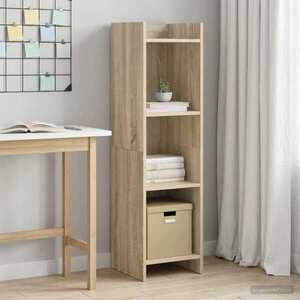 Imagine vidaXL Bibliotecă Stejar Sonoma 30 x 30 x 111 cm Lemn prelucrat