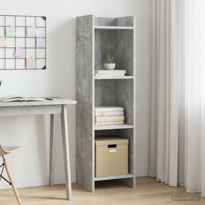 Imagine vidaXL Bibliotecă Gri Concret 30 x 30 x 111 cm Lemn prelucrat