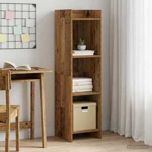 Imagine vidaXL Bibliotecă Lemn vechi 30 x 30 x 111 cm Lemn prelucrat