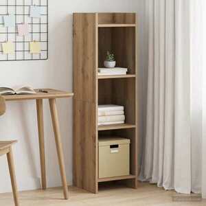 Imagine vidaXL Bibliotecă 3 niveluri 30 x 30 x 111 cm Lemn prelucrat