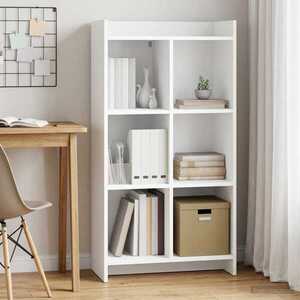 Imagine vidaXL Bibliotecă Alb 59 x 30 x 111 cm Lemn prelucrat