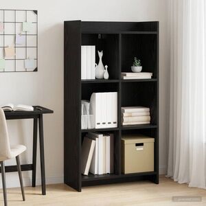 Imagine vidaXL Bibliotecă Stejar Negru 59 x 30 x 111 cm Lemn prelucrat