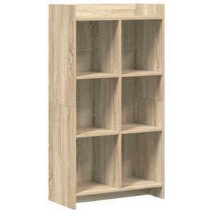 Imagine vidaXL Bibliotecă Stejar Sonoma 59 x 30 x 111 cm Lemn prelucrat