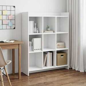Imagine vidaXL Bibliotecă Alb 87, 5 x 30 x 111 cm Lemn prelucrat