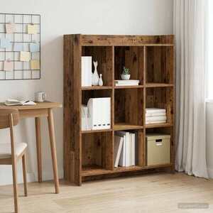Imagine vidaXL Bibliotecă Lemn vechi 87, 5 x 30 x 111 cm Lemn prelucrat