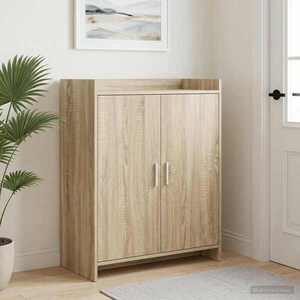 Imagine vidaXL Dulap pentru pantofi cu ușă Stejar Sonoma 73, 5 x 36 x 92 cm