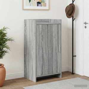 Imagine vidaXL Dulap pentru pantofi Sonoma gri 48 x 36 x 92 cm Lemn prelucrat
