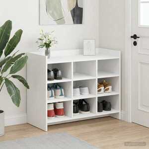 Imagine vidaXL Dulap pentru pantofi Alb 85 x 39, 5 x 70 cm Lemn prelucrat