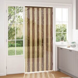 Imagine vidaXL Perdea pentru insecte din chenille Maro și Bej 100 x 220 cm